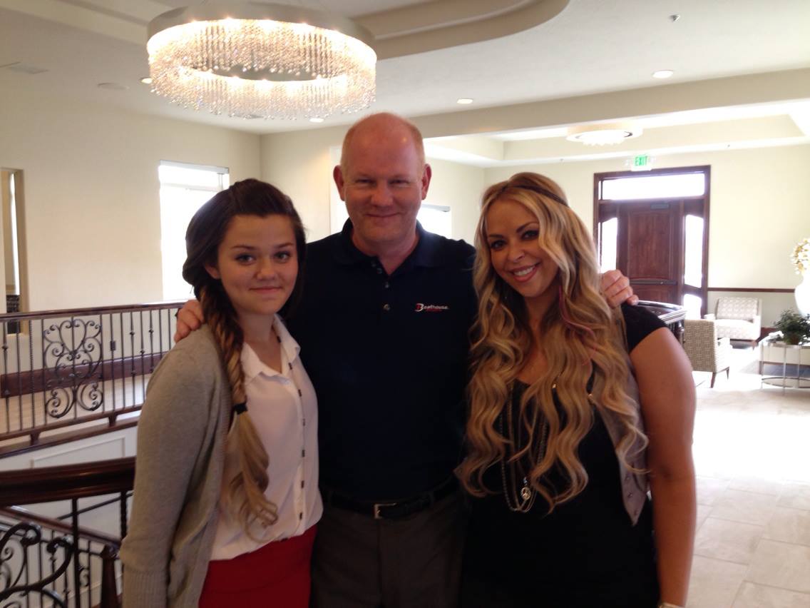 Jessica Smart with Celebrity Client
